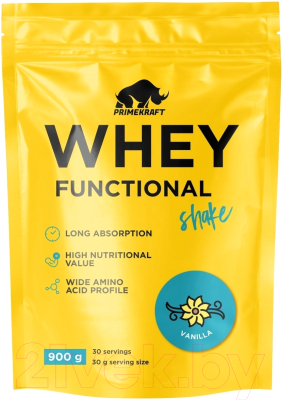 Протеин Prime Kraft Whey Functional Shake Ваниль  - фото