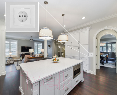 Розетка El-Bi Zena-Vega / 609-015600-217