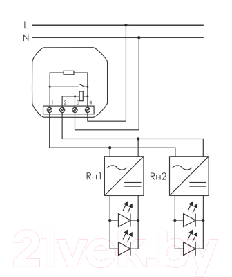 Модуль защиты контактов Евроавтоматика MK-5-2 / EA06.002.002