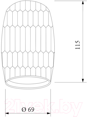 Точечный светильник Elektrostandard DLN104 GU10