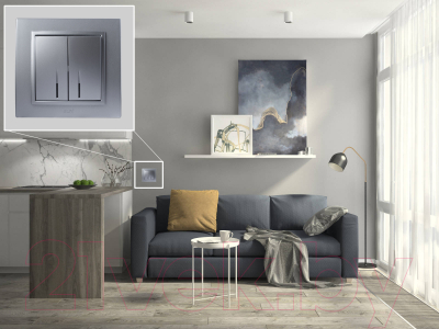 Выключатель El-Bi Zena-Vega / 609-011000-203