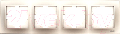 Рамка для выключателей и розеток El-Bi Vega / 510-011400-228 - фото