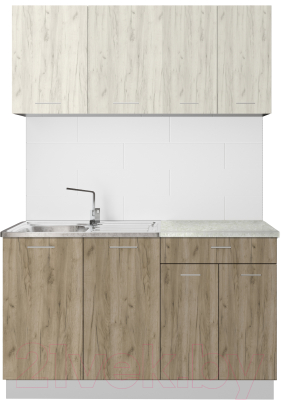 Готовая кухня Артём-Мебель Лана СН-113 без стекла 1.4 - фото