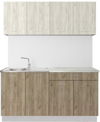 Готовая кухня Артём-Мебель Лана СН-113 без стекла 1.6 - фото