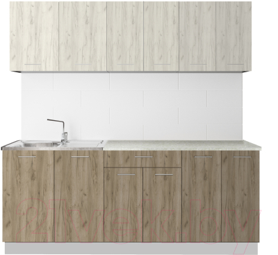 Готовая кухня Артём-Мебель Лана СН-113 без стекла 2.0 - фото