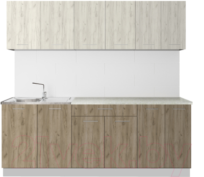 Готовая кухня Артём-Мебель Лана СН-113 без стекла 2.2 - фото