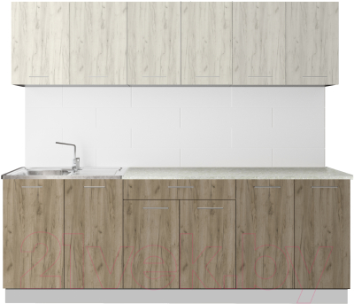 Готовая кухня Артём-Мебель Лана СН-113 без стекла 2.4 - фото