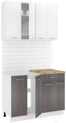 Готовая кухня Кортекс-мебель Корнелия Лира-лайт 1.1м - фото