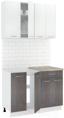 Готовая кухня Кортекс-мебель Корнелия Лира-лайт 1.1м - фото