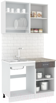Готовая кухня Кортекс-мебель Корнелия Лира-лайт 1.1м