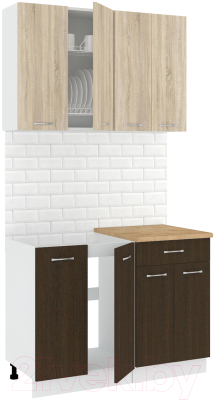 Готовая кухня Кортекс-мебель Корнелия Лира-лайт 1.1м - фото