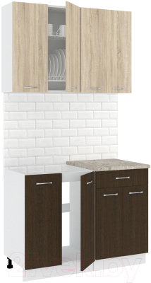 Готовая кухня Кортекс-мебель Корнелия Лира-лайт 1.1м - фото