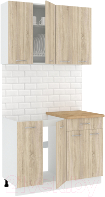 Готовая кухня Кортекс-мебель Корнелия Лира-лайт 1.1м - фото