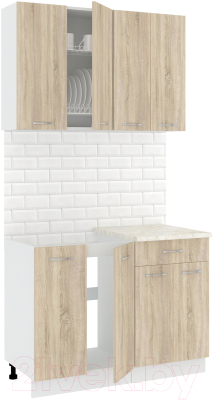 Готовая кухня Кортекс-мебель Корнелия Лира-лайт 1.1м - фото