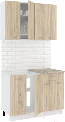 Готовая кухня Кортекс-мебель Корнелия Лира-лайт 1.1м - фото