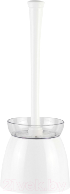 Ершик для унитаза Primanova Duo M-E18-01-01 (белый) - фото