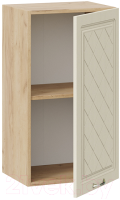 Шкаф навесной для кухни ТриЯ Бьянка 1В4 (дуб крафт золотой/дуб ваниль)