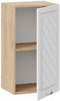 Шкаф навесной для кухни ТриЯ Бьянка 1В4 (дуб крафт золотой/дуб белый)