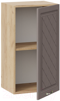 Шкаф навесной для кухни ТриЯ Бьянка 1В4 (дуб крафт золотой/дуб серый)