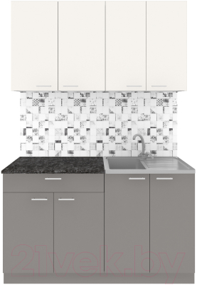 Кухонный гарнитур Агута Альфа 1.4 - фото