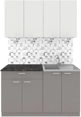 Кухонный гарнитур Агута Альфа 1.4 - фото