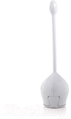 Ершик для унитаза Primanova Lotus M-E61-07 (серый)