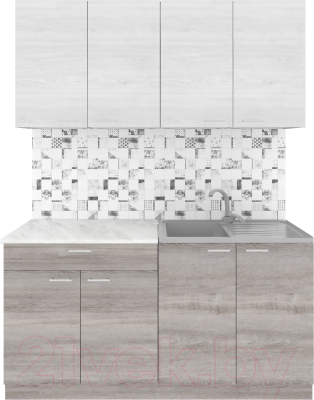 Кухонный гарнитур Агута Альфа 1.6 - фото