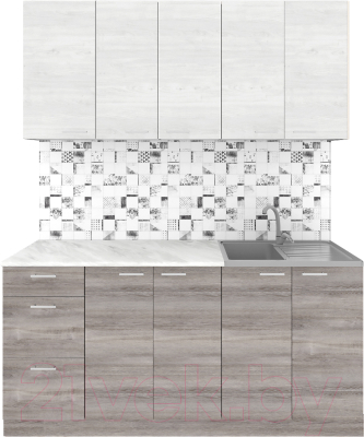 Кухонный гарнитур Агута Альфа 1.6/60 - фото