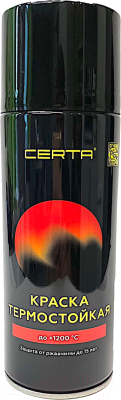 Эмаль Certa Термостойкая 9011 800С - фото
