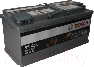 Автомобильный аккумулятор Bosch AGM S5 A15 605901095 / 0092S5A150 - фото