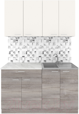 Кухонный гарнитур Агута Альфа 1.4 - фото