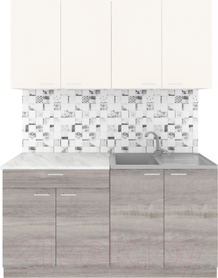 Кухонный гарнитур Агута Альфа 1.6 - фото