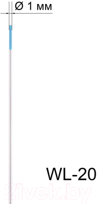 Электрод FoxWeld WL-20 1мм/175мм / 6.22.0278