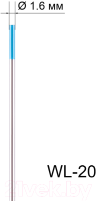 Электрод FoxWeld WL-20 1.6мм/175мм / 6.22.0280