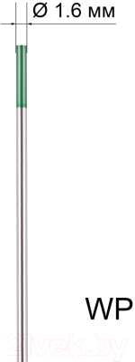 Электрод FoxWeld WP 1.6мм/175мм / 6.22.0281