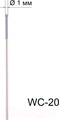 Электрод FoxWeld WC-20 1мм/175мм / 6.22.0242