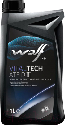 Трансмиссионное масло WOLF VitalTech ATF DIII / 3006/1 - фото