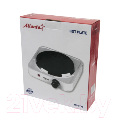 Электрическая настольная плита Atlanta ATH-1735 (белый)