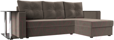 Диван угловой Mebelico Атланта Лайт угловой правый 256 - фото