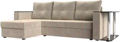 Диван угловой Mebelico Атланта Лайт угловой левый 256 - фото