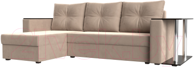 Диван угловой Mebelico Атланта Лайт угловой левый 256 - фото
