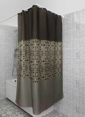 Шторка-занавеска для ванны Primanova Bohemia DR-40004