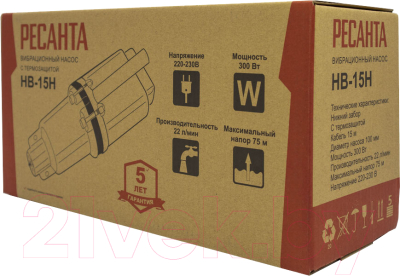 Скважинный насос Ресанта НВ-15Н