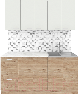 Кухонный гарнитур Агута Альфа 1.6/60 - фото