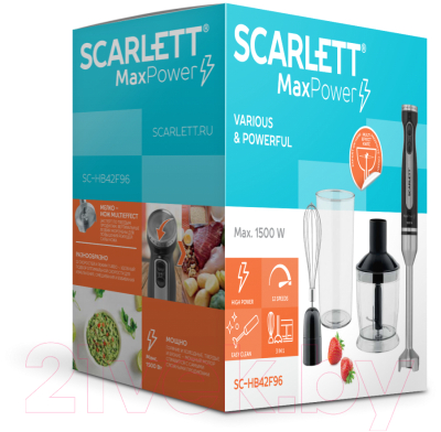 Блендер погружной Scarlett SC-HB42F96