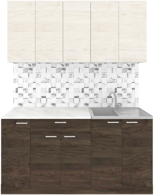 Кухонный гарнитур Агута Альфа 1.5 - фото