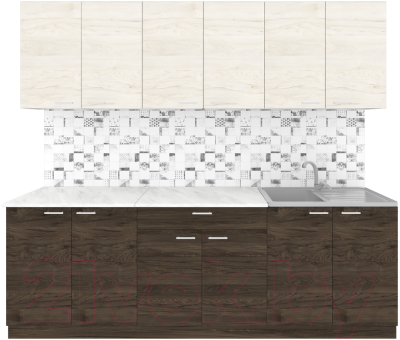 Кухонный гарнитур Агута Альфа 2.4 - фото