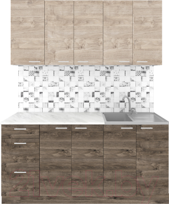 Кухонный гарнитур Агута Альфа 1.6/60 - фото