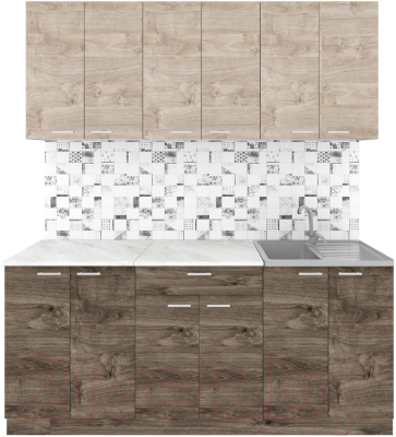 Кухонный гарнитур Агута Альфа 1.8/60 - фото