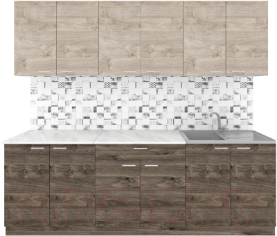 Кухонный гарнитур Агута Альфа 2.4 - фото